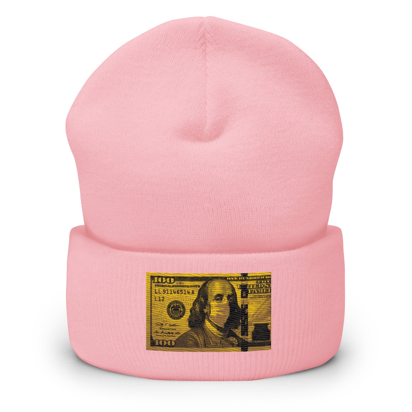 Money mask Cuffed Beanie