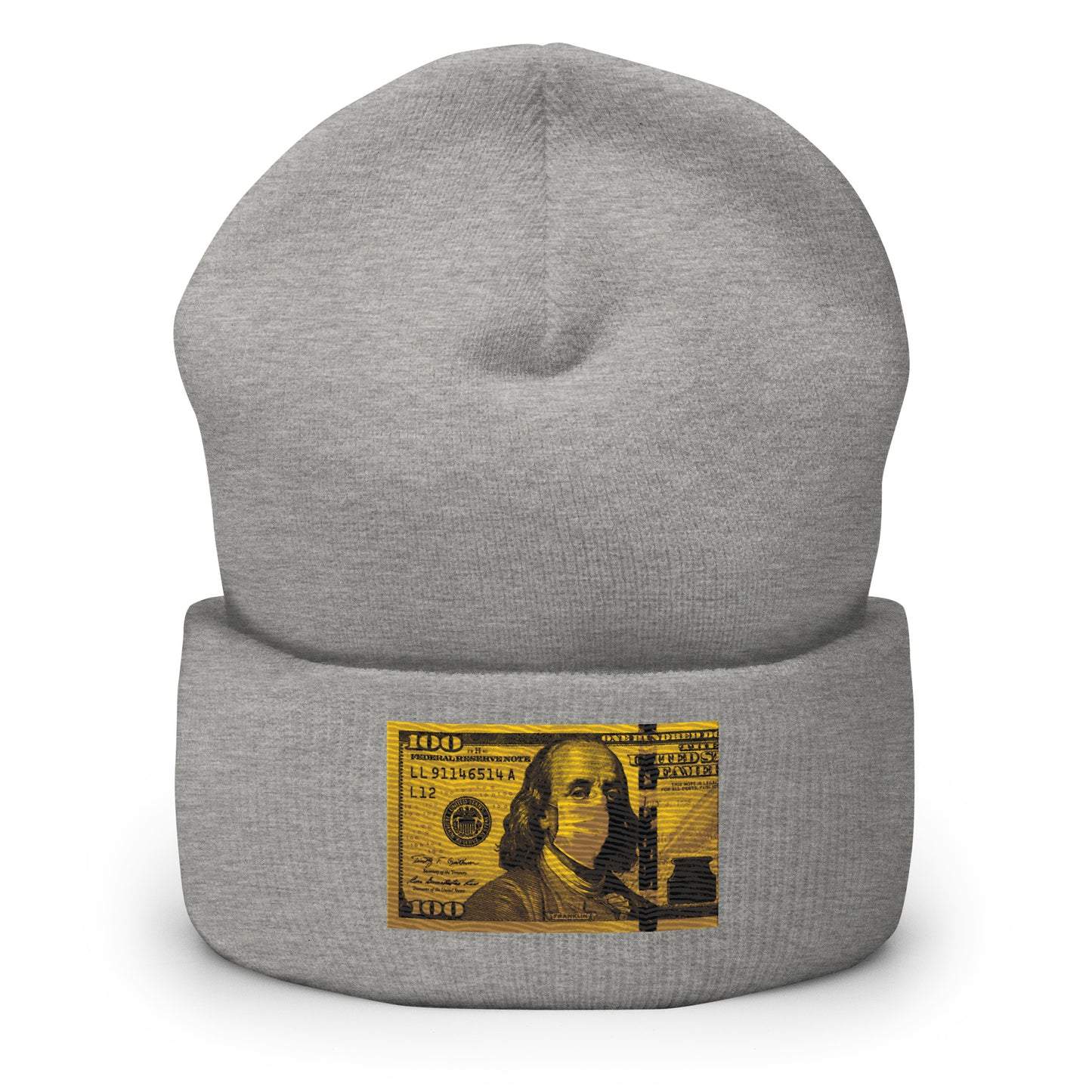 Money mask Cuffed Beanie