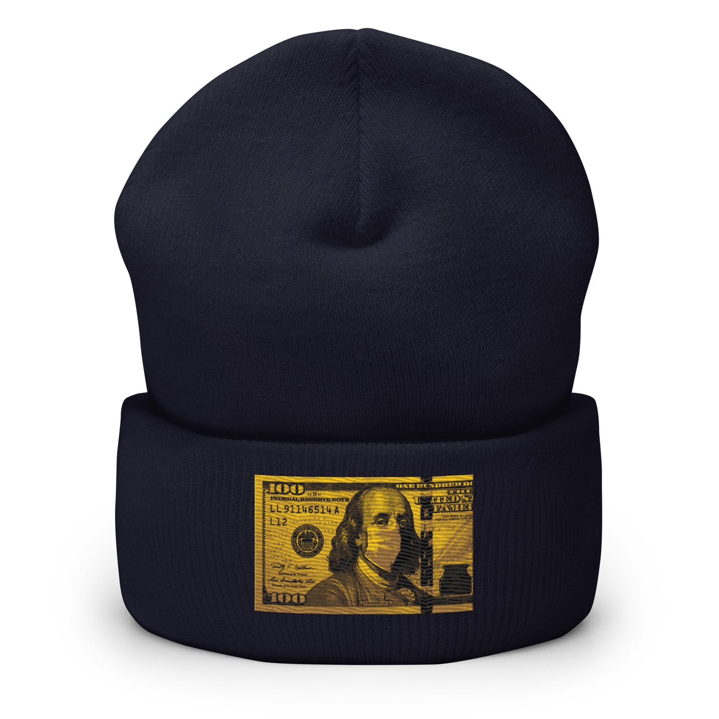 Money mask Cuffed Beanie