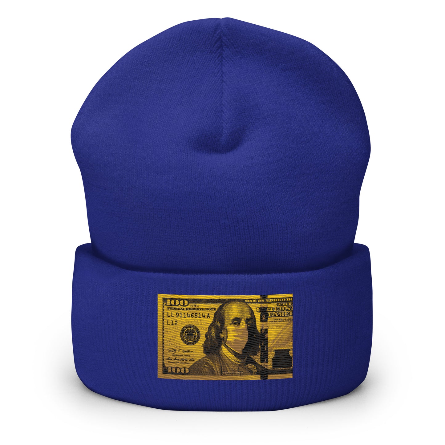 Money mask Cuffed Beanie