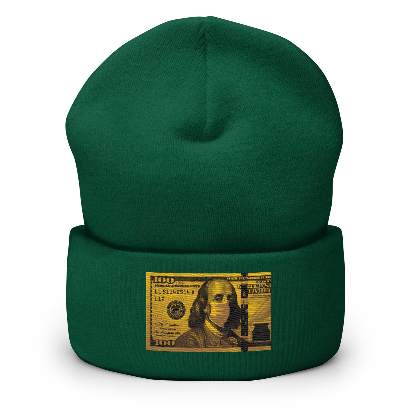 Money mask Cuffed Beanie