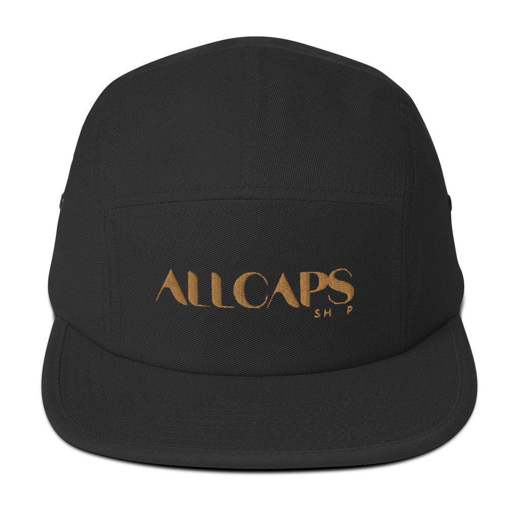 All Caps Five Panel Cap