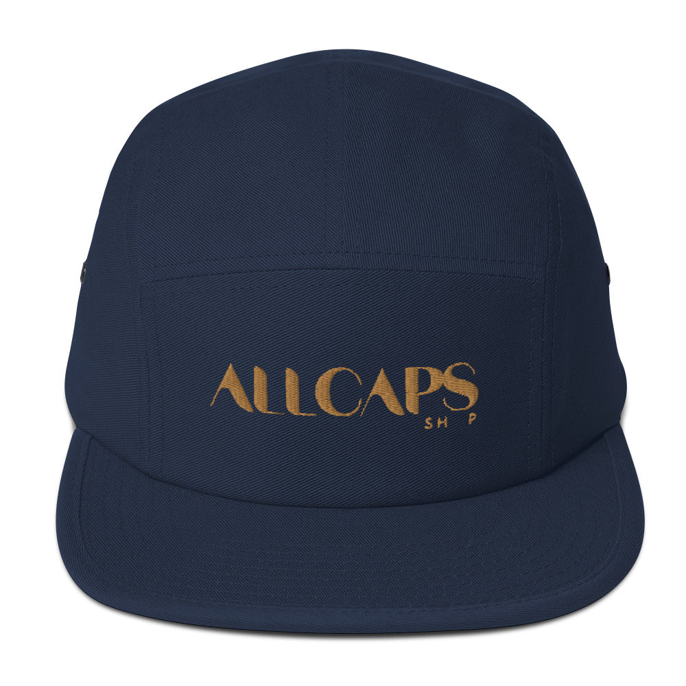 All Caps Five Panel Cap