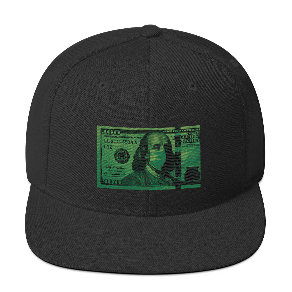 Money Mask Snapback Hat