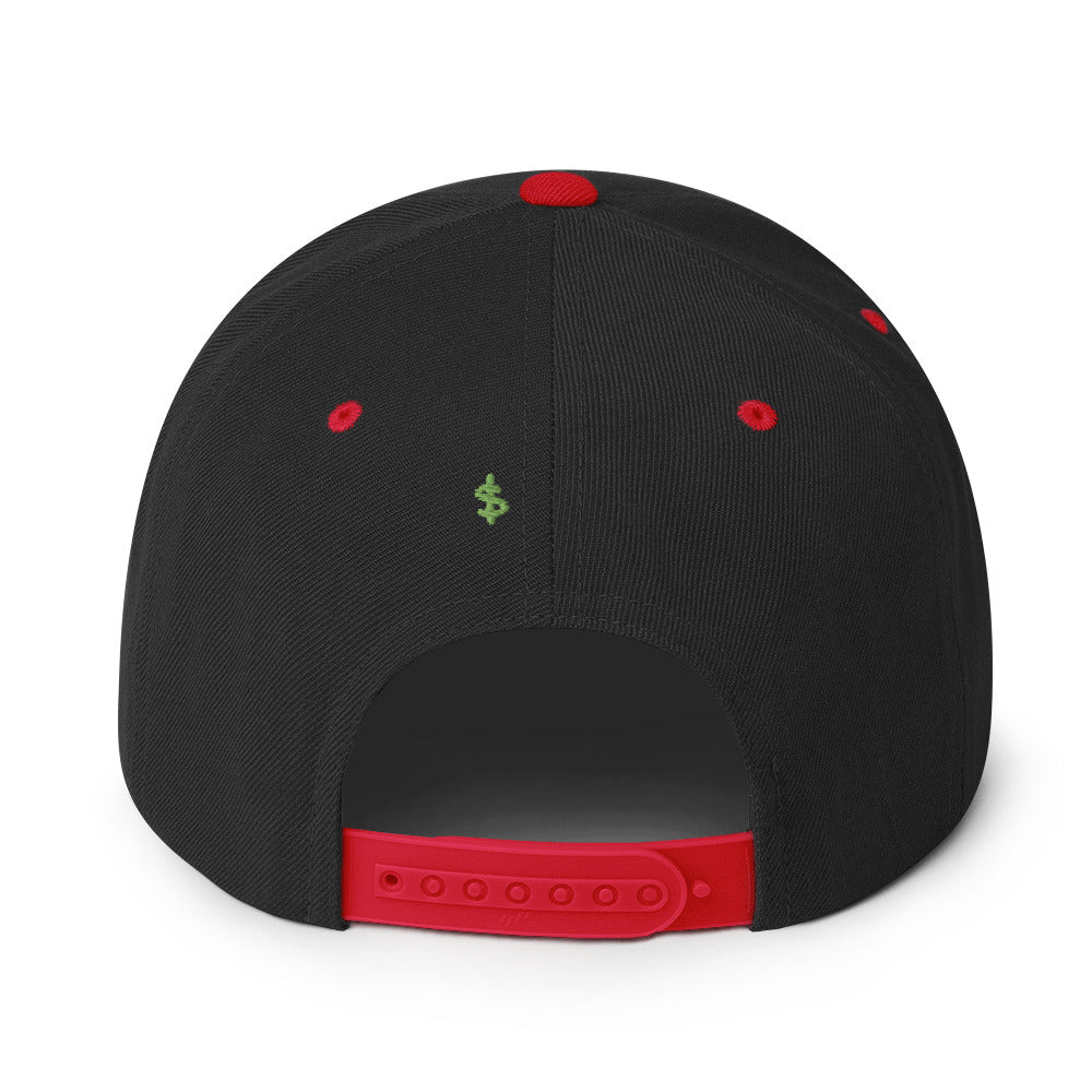 Money Mask Snapback Hat
