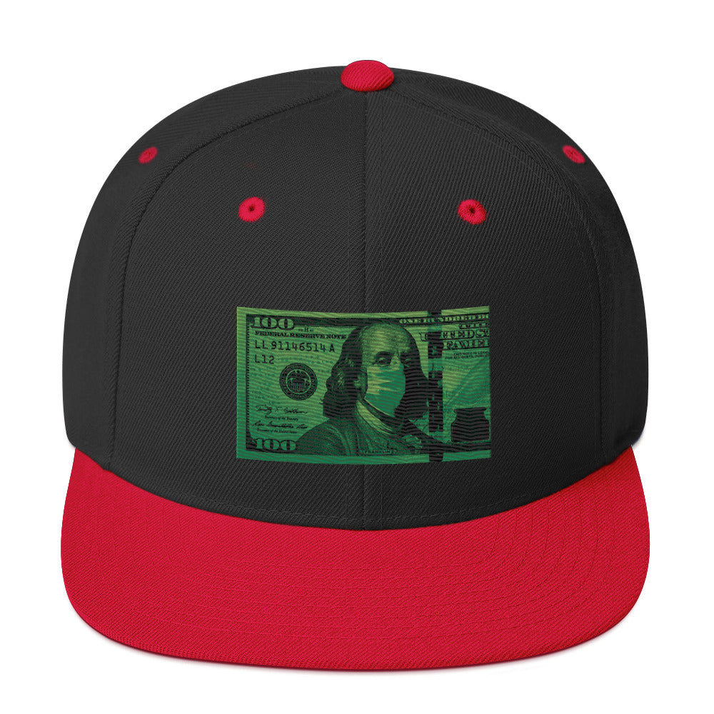 Money Mask Snapback Hat