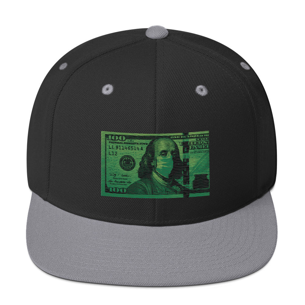 Money Mask Snapback Hat