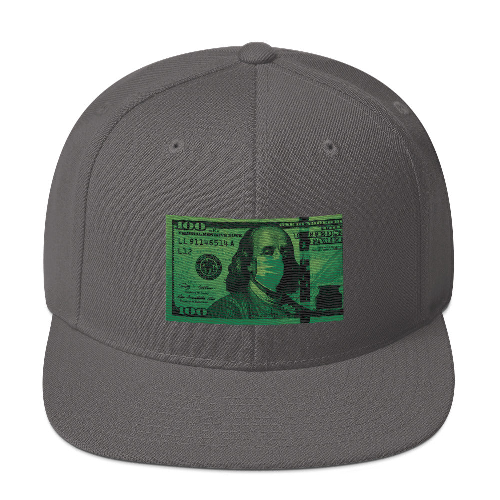 Money Mask Snapback Hat