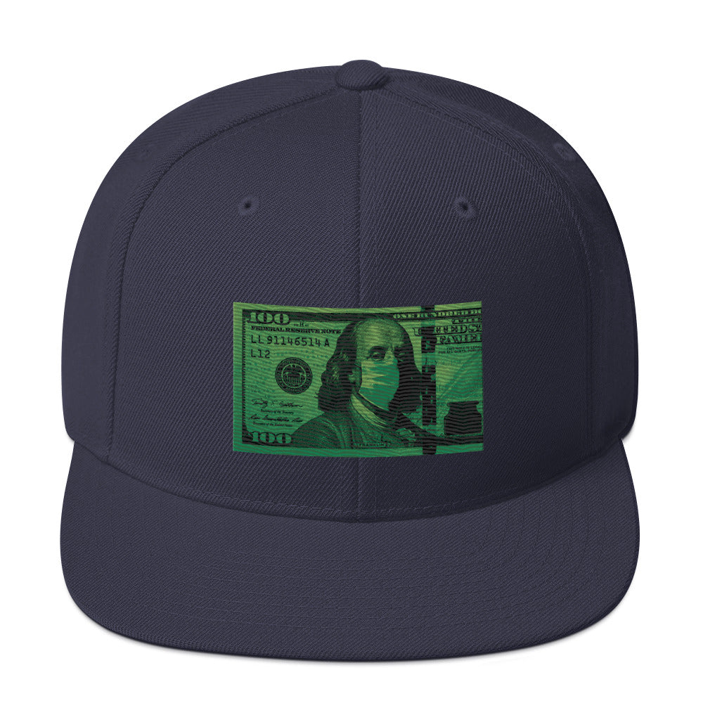 Money Mask Snapback Hat