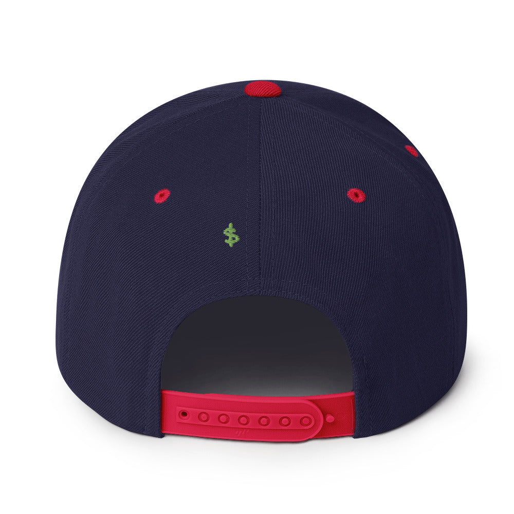 Money Mask Snapback Hat