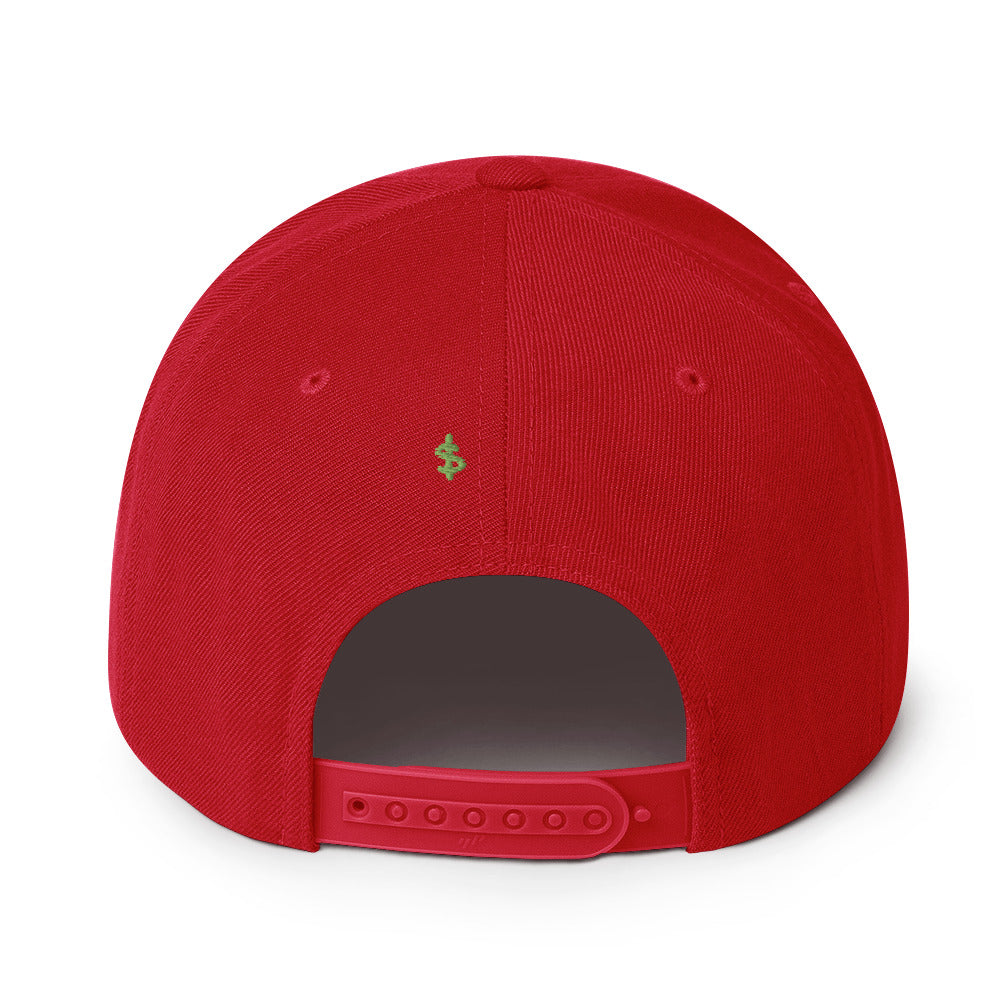 Money Mask Snapback Hat