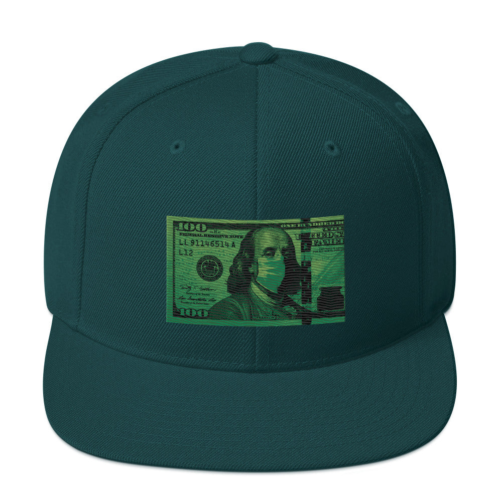 Money Mask Snapback Hat