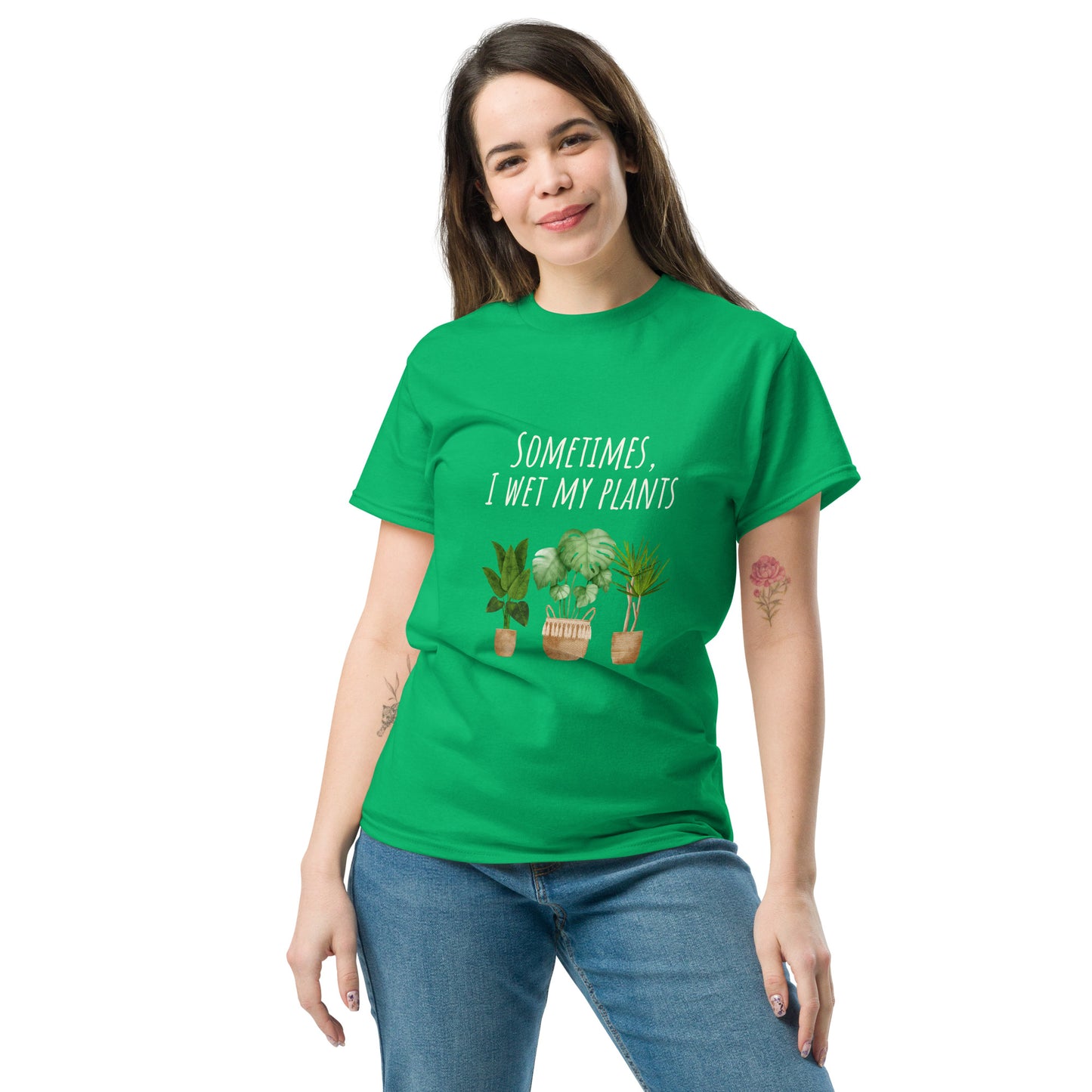 I wet my Plants Unisex classic tee