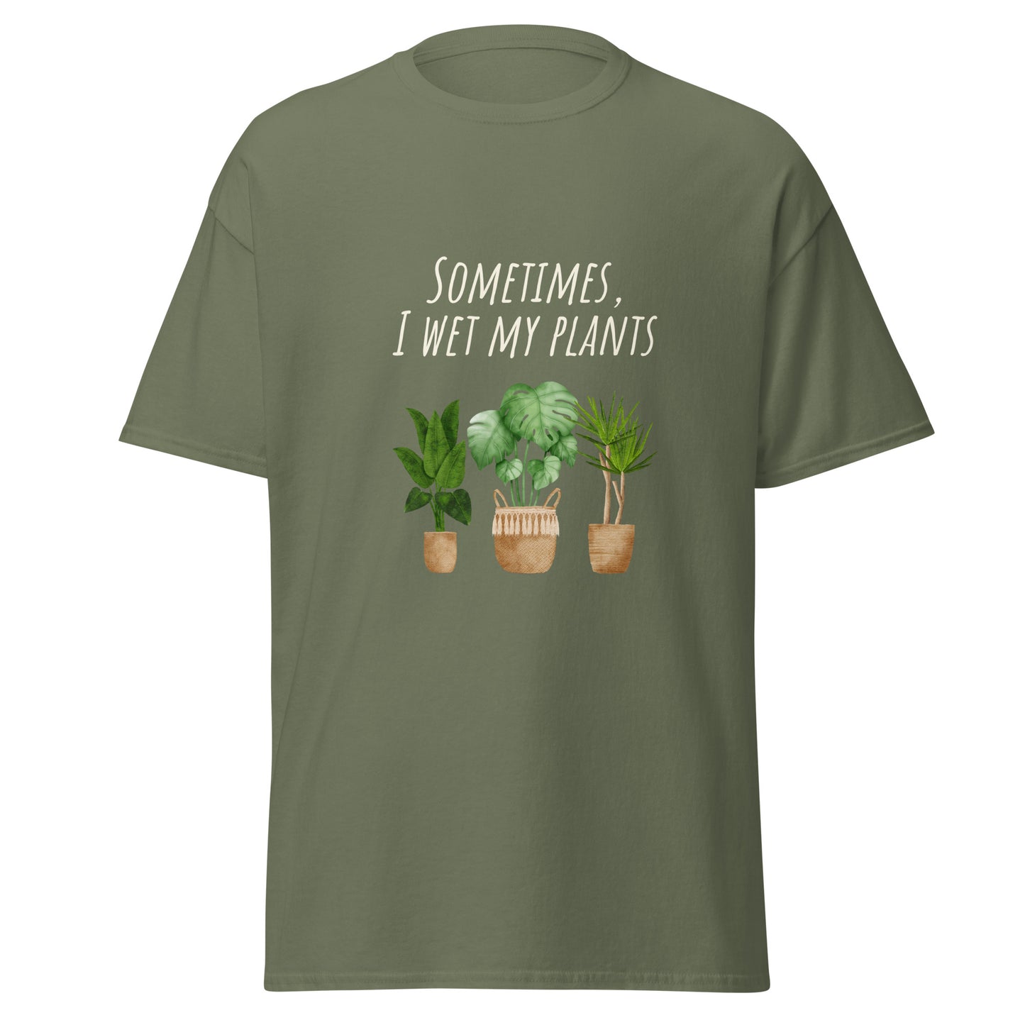 I wet my Plants Unisex classic tee
