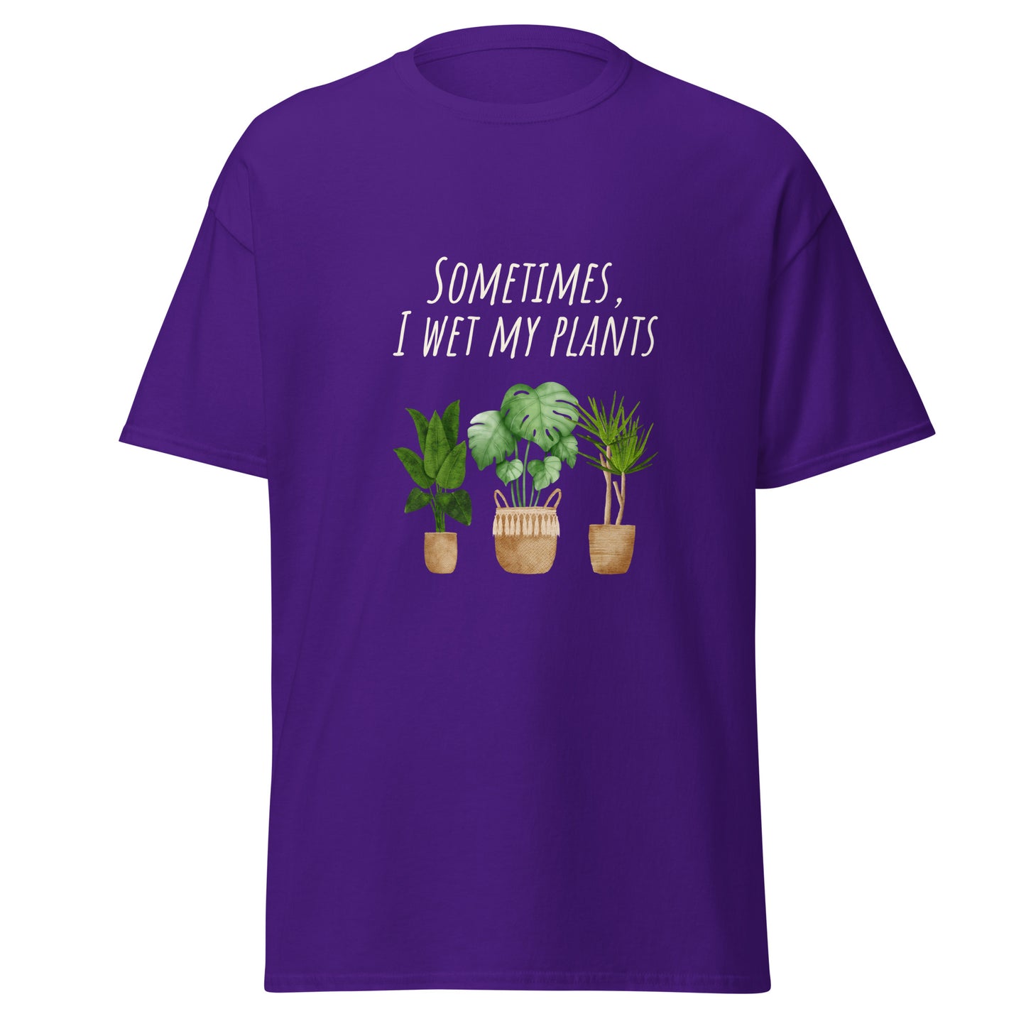 I wet my Plants Unisex classic tee